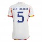Belgien Jan Vertonghen 5 2023/2024 Borta Fotbollströjor Kortärmad
